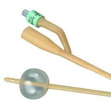 Bard Bardia Foley Catheter 2-Way Standard Tip 5 cc Balloon 18 Fr. Silicone Coated Latex - 123518A