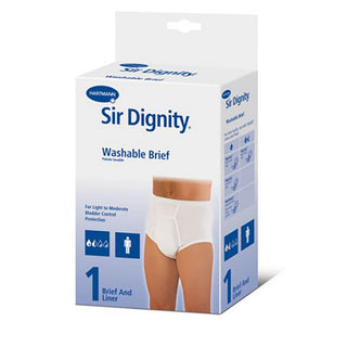 Hartmann Sir Dignity Protective Underwear with Liner Male Cotton Blend Large Elastic Waist - 40213