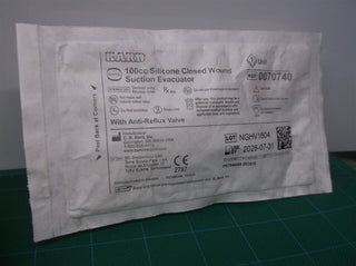 Bard Silicone Closed Wound Suction Evacuator 100cc - 0070740