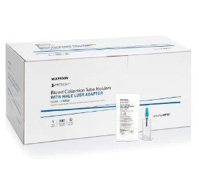 McKesson - Blood Transfer Device with Luer Lock Adapter Clear, Plastic For the Needleless Transfer of Blood - 16-MBT01