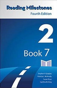 Reading Milestones–Fourth Edition, Level 2 (Blue) Reader 7 Stephen P. Quigley, Patricia L. McAnally, Susan Rose, Cynthia M. King - 13987