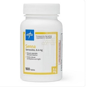 Medline Senna Tablets - Senna Tablet, 100/Bottle - OTCM00007