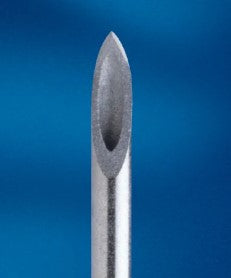 BD Quincke Spinal Needles - Sterile Single-Use Spinal Needle with Quincke Bevel, Pink Hub, 18G x 3.5" - 405184