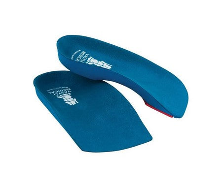 Vasyli Custom 3/4 Length Insoles, X-Large - 081328046