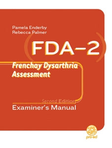 FDA-2 Intelligibility Cards Pamela Enderby, Rebecca Palmer