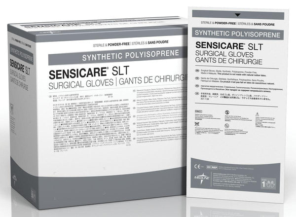 Medline SensiCare SLT Powder-Free Surgical Gloves- 200 Pair Per Case