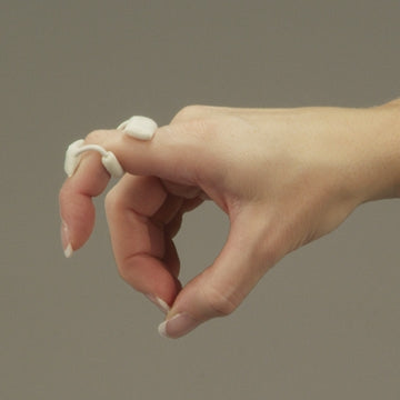 DeRoyal Finger Spring DeRoyal Wire-Foam™ Left Hand White X-Large