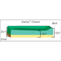 Keen Healthcare Journey Contour Positioning Cushions Journey Contour Cushion, 16"W x 16"D x 3-1/2"H - 10814/1616/3I