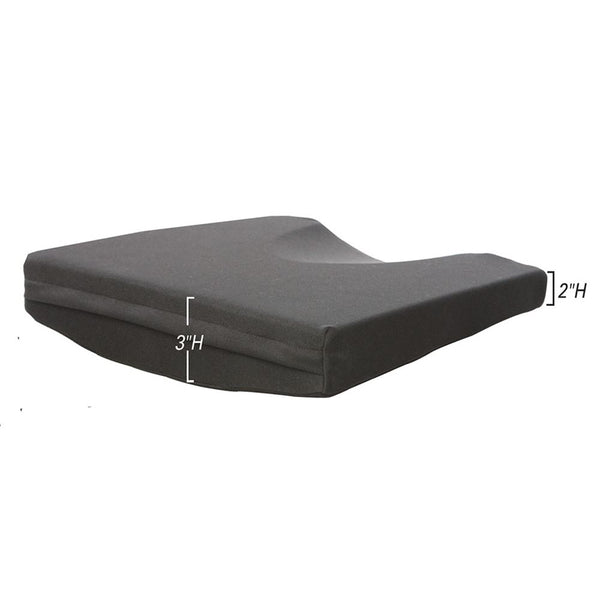 AliMed Sit-Straight General Purpose Wedge Cushion Sit-Straight GP Wedge w/Knit Cover, 16"W x 18"D - 11045
