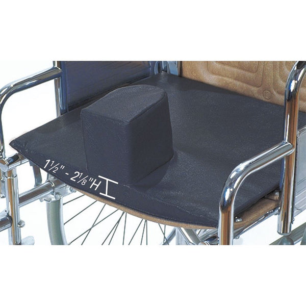 AliMed Solid Seat Insert with Pommel Solid Seat Insert w/Pommel, w/T-Gel Layer, 16"W x 16"D - 1315