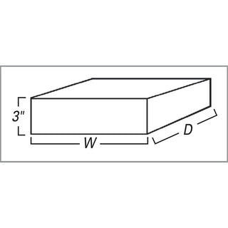 SkiL-Care Level Cushion For Solid-Seat Wheelchair, 14"W to 22"W Cushion for SSI, 20"W x 24"D - 1366/NA/204