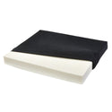 AliMed Latex Comfort Cushions Latex Cushion, 18"W x 16"D x 3"H, Black Knit Cover - 141
