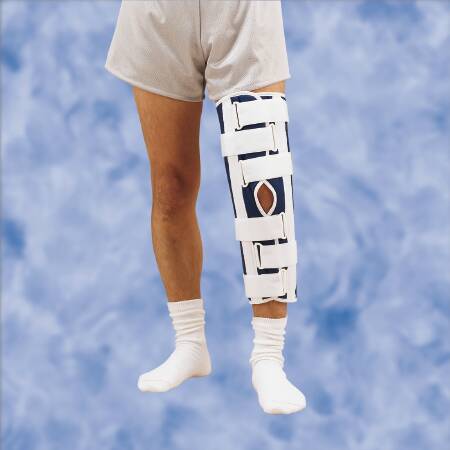 DeRoyal Knee Immobilizer DeRoyal Universal Hook and Loop Closure 22 Inch Length Left or Right Knee