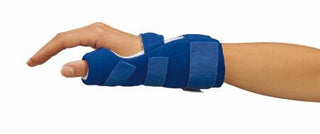 DeRoyal Thumb Support LMB Air-Soft™ Thumb Spica Thermoplastic Left Hand White Large