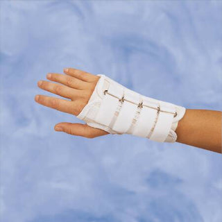 DeRoyal Wrist / Forearm Splint DeRoyal Foam Right Hand Tan X-Small