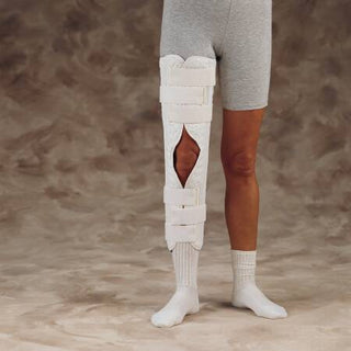 DeRoyal Knee Immobilizer Sized Superlite™ 2X-Large Hook and Loop Closure 24 Inch Length Left or Right Knee