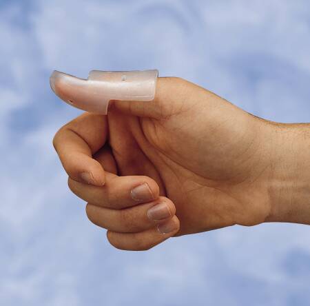 DeRoyal Finger Splint DeRoyal Stax Plastic Left or Right Hand Opaque Size 7