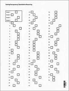 UNIT-GAT Scoring Transparency: Quantitative Reasoning Bruce A. Bracken, R. Steve McCallum