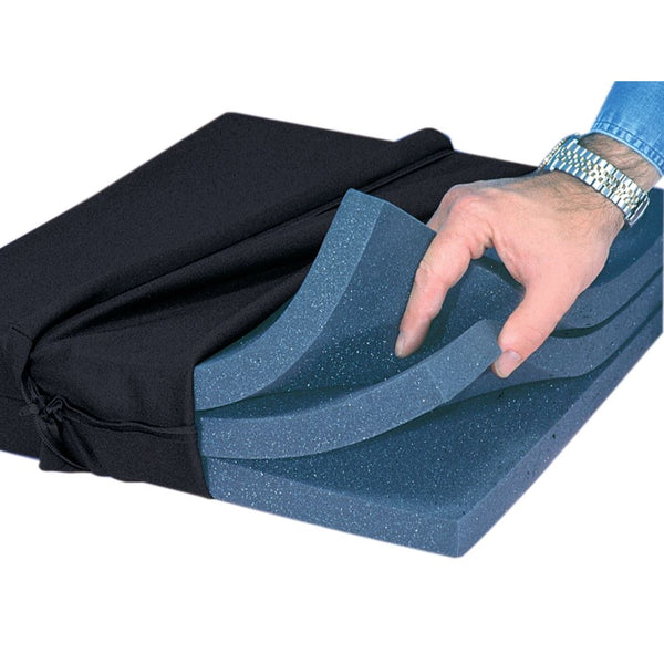 AliMed High-Density Cushions High Density Cushion, 16"W x 18"D x 3" thick - 153