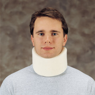 DeRoyal Cervical Collar DeRoyal Firm Density Medium Serpentine 4 Inch Height 20 Inch Length