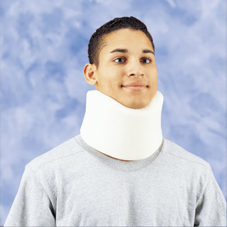 DeRoyal Cervical Collar DeRoyal Medium Density Medium Serpentine 4 Inch Height 20-1/2 Inch Length