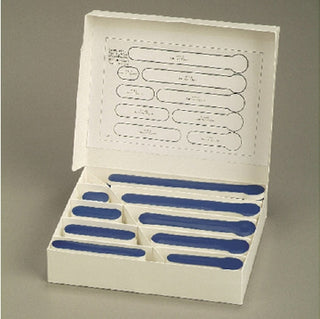 DeRoyal Finger Splint Plastalume™ Padded Plastic / Foam Left or Right Hand Blue / White