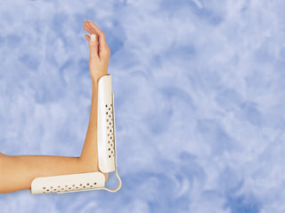 DeRoyal Posterior Leg Splint DeRoyal Medium Without Closure 14 Inch Length Left or Right Leg