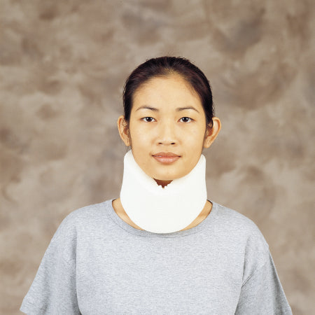 DeRoyal Cervical Collar DeRoyal Medium Density Small Contoured 3 Inch Height 15 Inch Length