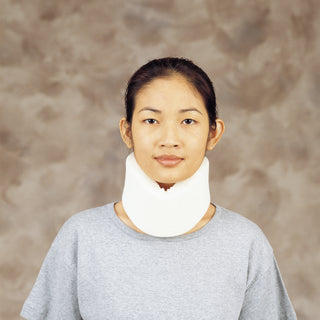 DeRoyal Cervical Collar DeRoyal Medium Density Small Contoured 3 Inch Height 15 Inch Length