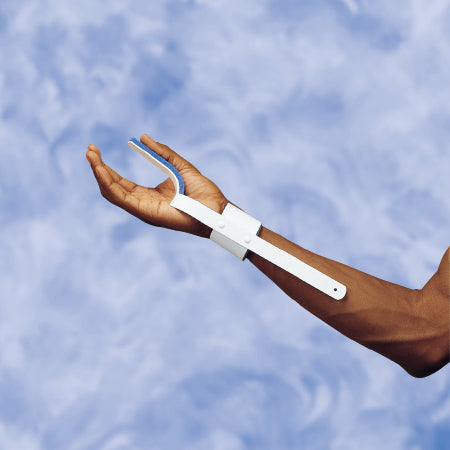 DeRoyal Thumb Splint DeRoyal Wrist Strap Aluminum / Foam Right Hand Tan One Size Fits Most
