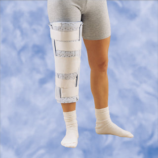 DeRoyal Knee Immobilizer DeRoyal Universal Hook and Loop Closure 24 Inch Length Left or Right Knee