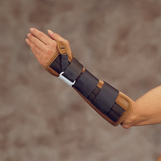 DeRoyal Wrist / Forearm Splint Stat™ Palmar / Dorsal Stay Vinyl Left Hand Medium