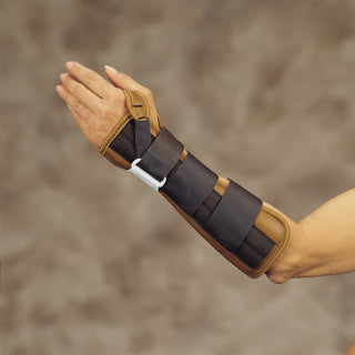 DeRoyal Wrist / Forearm Splint Stat™ Palmar / Dorsal Stay Vinyl Left Hand Large