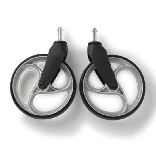 Medline Rollator Front Caster Assembly - Rollator Front Wheel Assembly, Red - MDS86825LFWAR