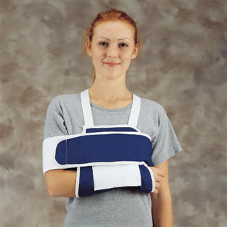 DeRoyal Shoulder Sling and Swathe DeRoyal Pediatric Canvas Contact Closure Left or Right Arm