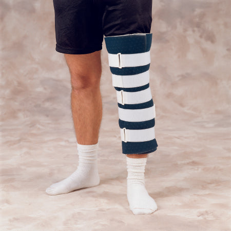 DeRoyal Knee Immobilizer DeRoyal Universal Hook and Loop Closure 19 Inch Length Left or Right Knee