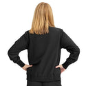 Medline Track Jacket - Self-Piping Track Jacket with Pocket, Black, Size S - 2541BLKS