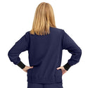 Medline Track Jacket - Self-Piping Track Jacket with Pocket, Navy, Size S - 2541NVYS