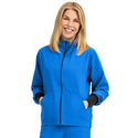 Medline Track Jacket - Self-Piping Track Jacket with Pocket, Royal, Size 3XL - 2541RYLXXXL