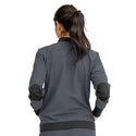 Medline Women's Bomber Jacket - Women's Bomber Jacket with Welt Pocket and Zipper, Charcoal 3X Large - 2543CHRXXXL
