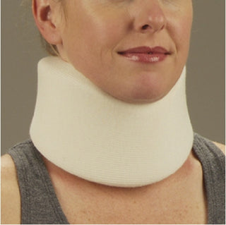 DeRoyal Cervical Collar DeRoyal Medium Density Small One Piece 4 Inch Height 18 Inch Length