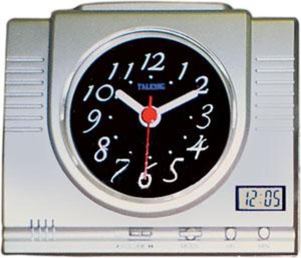 Faced Analog Talking Clock