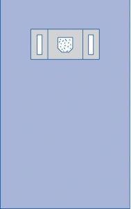 Medline Nonsterile Ophthalmic Drapes - Eye Drape with Pouch and Fenestration, Full-Body - 30023CS