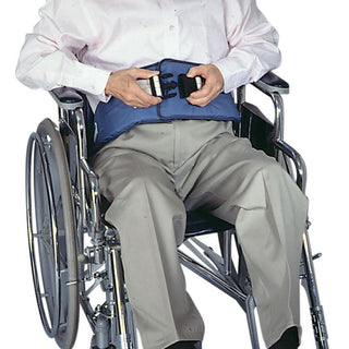 SkiL-Care Resident-Release Soft Wheelchair Belt Wheelchair Belt w/Snap-Together Closure, cs/10 - 30127010
