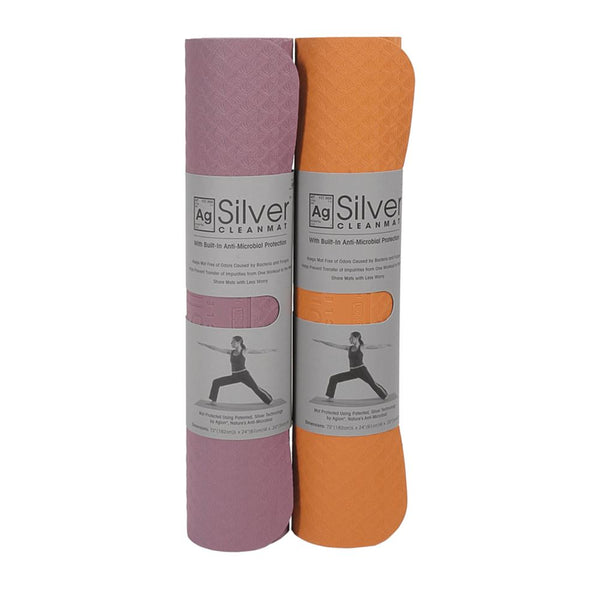 Alimed AgSilver CleanMat Yoga/Exercise Mat CleanMat, Orange  - 32708/OR/NA