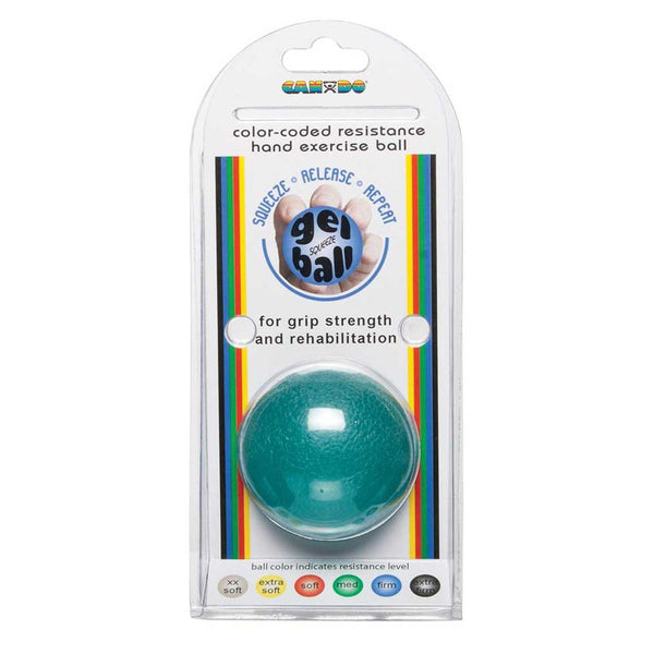 CanDo Gel Squeeze Balls Gel Squeeze Ball, Yellow, X-Light - 33063