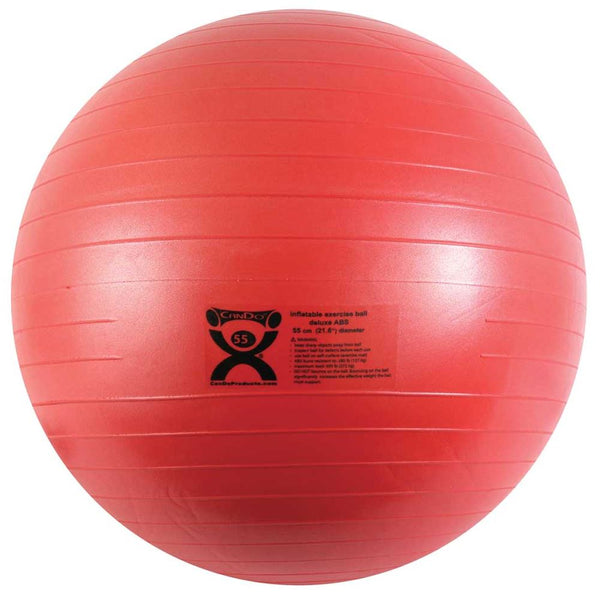 CanDo Inflatable Exercise Balls CanDo Exercise Ball, Red - 33107