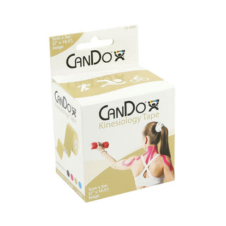 CanDo Kinesiology Tape Kinesiology Tape, Beige, 2"W x 103'L Roll - 33170