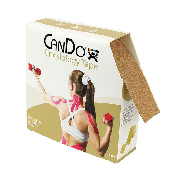CanDo Kinesiology Tape Kinesiology Tape, Pink, 2"W x 103'L Roll - 33173