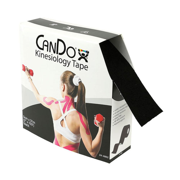 CanDo Kinesiology Tape Kinesiology Tape, Blue, 2"W x 103'L Roll - 33171